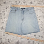 38 - Vintage Y2K High Sierra Shorts light wash faded denim - Blue - 38