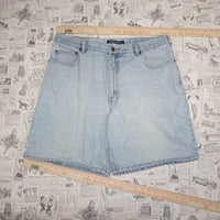 38 - Vintage Y2K High Sierra Shorts light wash faded denim - Blue - 38