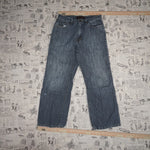 31X30 - Vintage Y2K American Rag Pants essential faded wide - Blue - 31X30