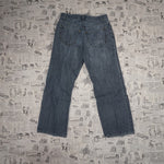31X30 - Vintage Y2K American Rag Pants essential faded wide - Blue - 31X30