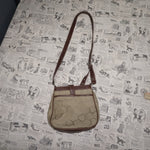 Vintage Y2K Chaps Accessories monogram logo buckle closure - Beige