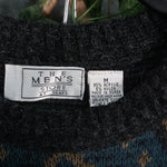 M - Vintage Y2K Sears Sweatshirts description knitted - Gray - M