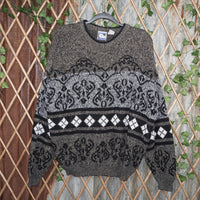 XL - Vintage Y2K Today's News Sweatshirts checkerboard royal - Gray So I Can - XL
