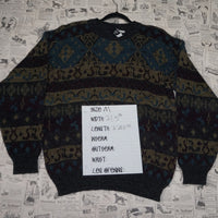 M - Vintage Y2K Sears Sweatshirts description knitted - Gray - M