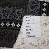 XL - Vintage Y2K Today's News Sweatshirts checkerboard royal - Gray So I Can - XL