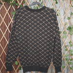 L - Vintage Y2K Saturdays Sweatshirts abstract pattern - Gray - L