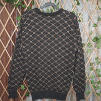 L - Vintage Y2K Saturdays Sweatshirts abstract pattern - Gray - L