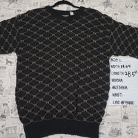 L - Vintage Y2K Saturdays Sweatshirts abstract pattern - Gray - L