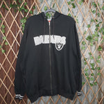 XXL - Vintage Y2K Nfl Hoodies oakland raiders embroidered - Black - XXL