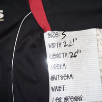 S - Vintage Y2K Hoodies embroidered spell logo nfl football - Black - S