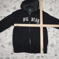 S - Vintage Y2K American Vintage Hoodies rib thermal - Black - S