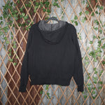 S - Vintage Y2K American Vintage Hoodies rib thermal - Black - S