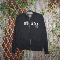S - Vintage Y2K American Vintage Hoodies rib thermal - Black - S
