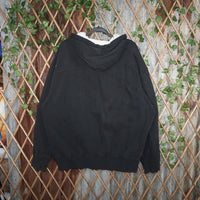 XXL - Vintage Y2K Fox Racing Hoodies grunge baggy - Black - XXL