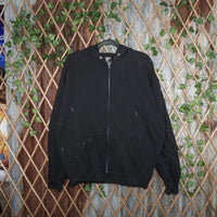 L - Vintage Y2K American Vintage Hoodies bikers leather it's - Black - L
