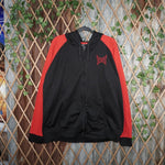 L - Vintage Y2K Tap Out Hoodies embroidered chest hit spell - Black - L