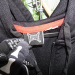 L - Vintage Y2K Tap Out Hoodies embroidered chest hit spell - Black - L