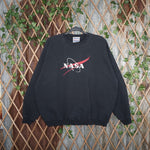 XL - Vintage Y2K American Vintage Sweatshirts embroidered - Black - XL