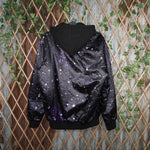 M - Vintage Y2K Nba Jackets Coats galaxy print aop los - Black - M