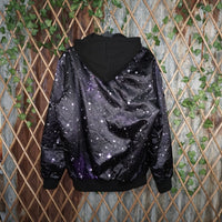 M - Vintage Y2K Nba Jackets Coats galaxy print aop los - Black - M