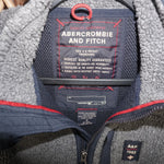 M - Vintage Y2K Abercrombie & Fitch Sweatshirts fleece - Gray - M