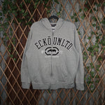 L - Vintage Y2K Ecko Unltd Periodsize Large Hoodies rhino - Gray - L