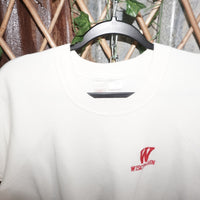 XL - Vintage Y2K American Vintage Sweatshirts wisconsin - White - XL