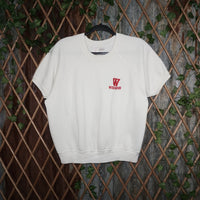 XL - Vintage Y2K American Vintage Sweatshirts wisconsin - White - XL