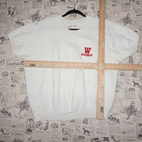 XL - Vintage Y2K American Vintage Sweatshirts wisconsin - White - XL