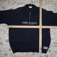 XL - Vintage Y2K American Vintage Sweatshirts banff roots - Blue - XL