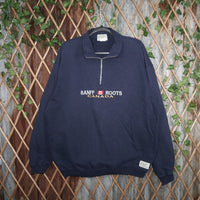 XL - Vintage Y2K American Vintage Sweatshirts banff roots - Blue - XL