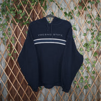 L - Vintage Y2K Jansport Hoodies description fresno state - Blue - L