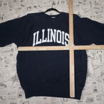 XL - Vintage Y2K Champion Sweatshirts illinois university - Blue - XL