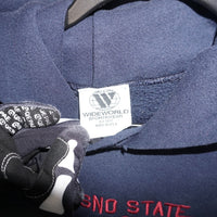 L - Vintage Y2K American Vintage Hoodies fresno state - Blue - L