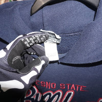 L - Vintage Y2K American Vintage Hoodies fresno state - Blue - L