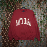 L - Vintage Y2K Jansport Sweatshirts santa clara embroidered - L