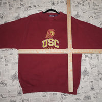 M - Vintage Y2K American Vintage Sweatshirts usc trojans - Red - M