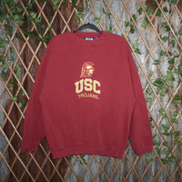M - Vintage Y2K American Vintage Sweatshirts usc trojans - Red - M