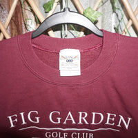 M - Vintage Y2K American Vintage Sweatshirts fig garden golf - Red - M