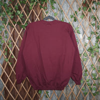 M - Vintage Y2K American Vintage Sweatshirts fig garden golf - Red - M