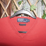 L - Vintage Y2K Polo Ralph Lauren Sweatshirts knitted - Red - L