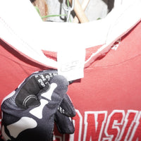 L - Vintage Y2K American Vintage Hoodies westconsin badgers - Red - L