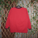 L - Vintage Y2K Disneyland Sweatshirts winnie pooh 100 acre - Red - L