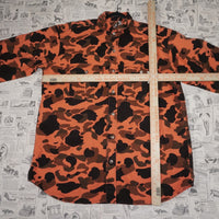 XXL - Vintage Y2K American Vintage Shirts camouflage hunting - Orange Periods I Can - XXL