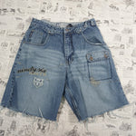 30 - Vintage Y2K American Vintage Shorts embroidered 96 - Blue - 30