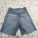 30 - Vintage Y2K American Vintage Shorts embroidered 96 - Blue - 30