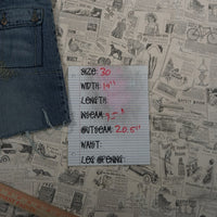 30 - Vintage Y2K American Vintage Shorts embroidered 96 - Blue - 30