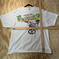 Vintage Y2K 2000s motocross Las Vegas monster energy t-shirt