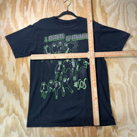 Vintage Y2K 5 SOS 5 seconds of Summer boy band 2000s t-shirt