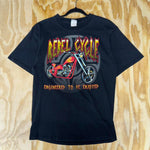 Large - Vintage y2k rebel cycle biker t-shirt